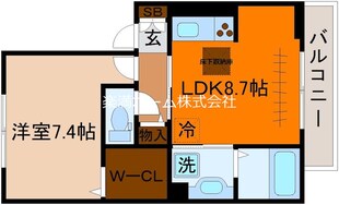 シャンポール雅の物件間取画像